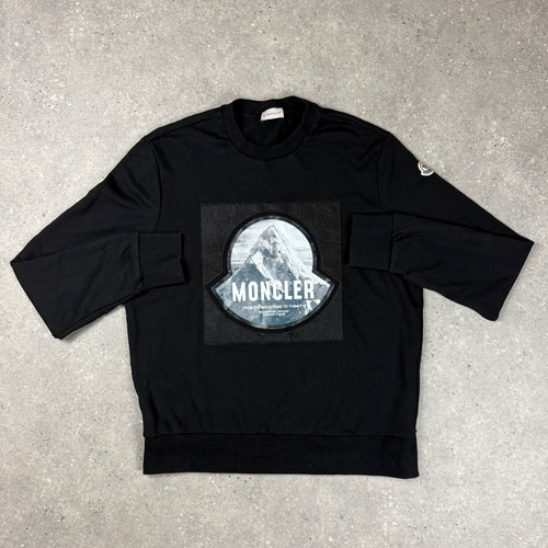 MONCLER JUMPER BLACK - XL (FITS L)