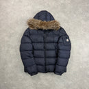 MONCLER MARQUE JACKET NAVY - SIZE 5 (FITS L)