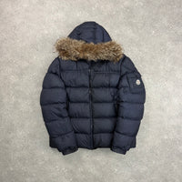 MONCLER MARQUE JACKET NAVY - SIZE 5 (FITS L)
