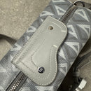 DIOR GREY CD DIAMOND MESSENGER BAG