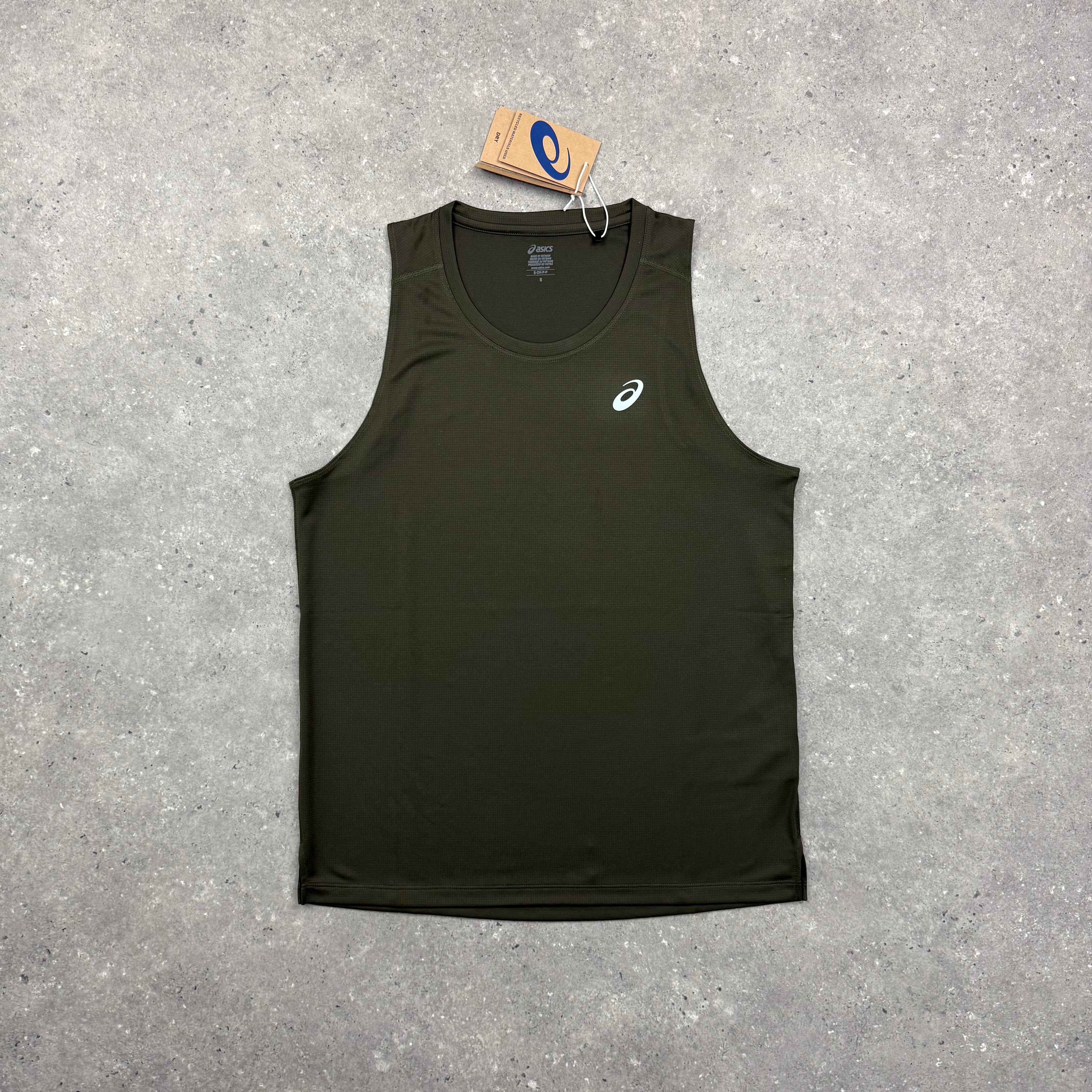 ASICS CORE VEST - BROWN STONE