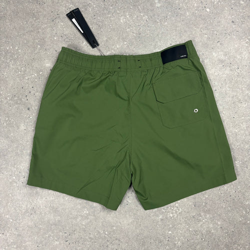 AMIRI MILITARY GREEN SWIM SHORTS