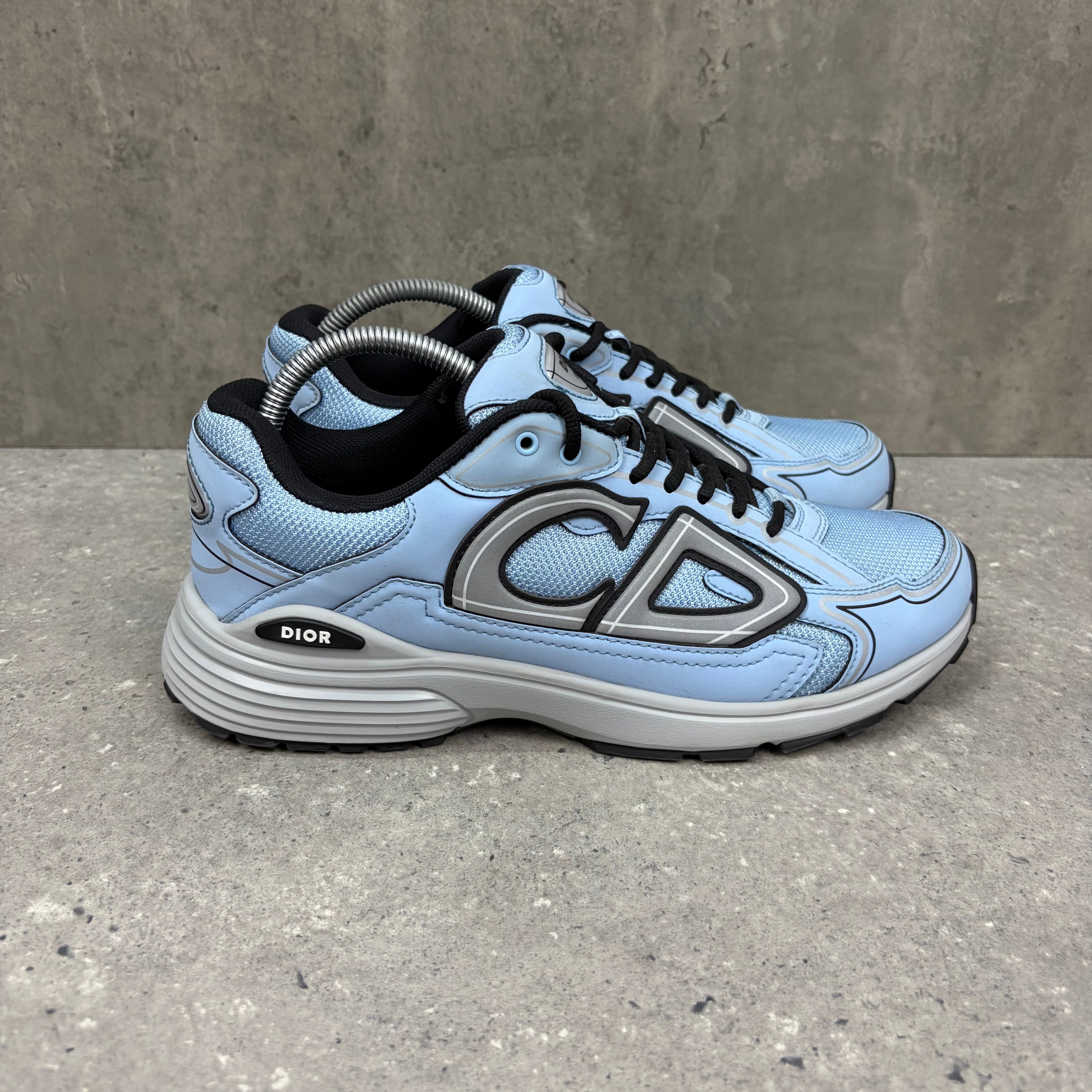 DIOR B30 WHITE/LIGHT BLUE - (EU42.5 / UK8.5)