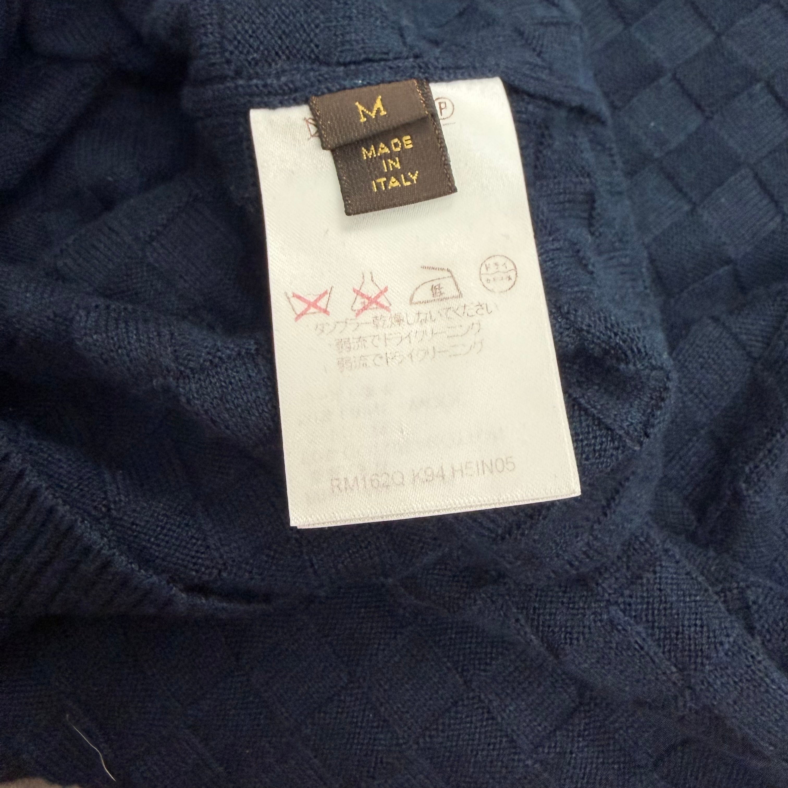 LOUIS VUITTON DAMIER JUMPER NAVY - (M)