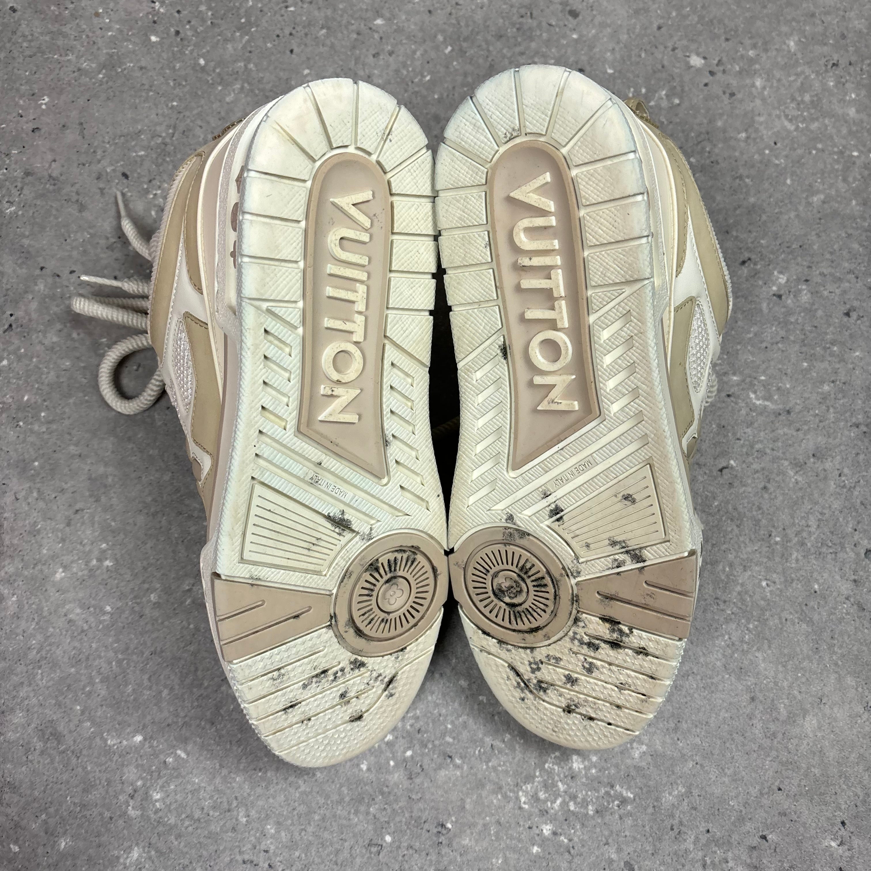 LOUIS VUITTON BEIGE SKATES - EU41.5 (FITS UK 8.5)