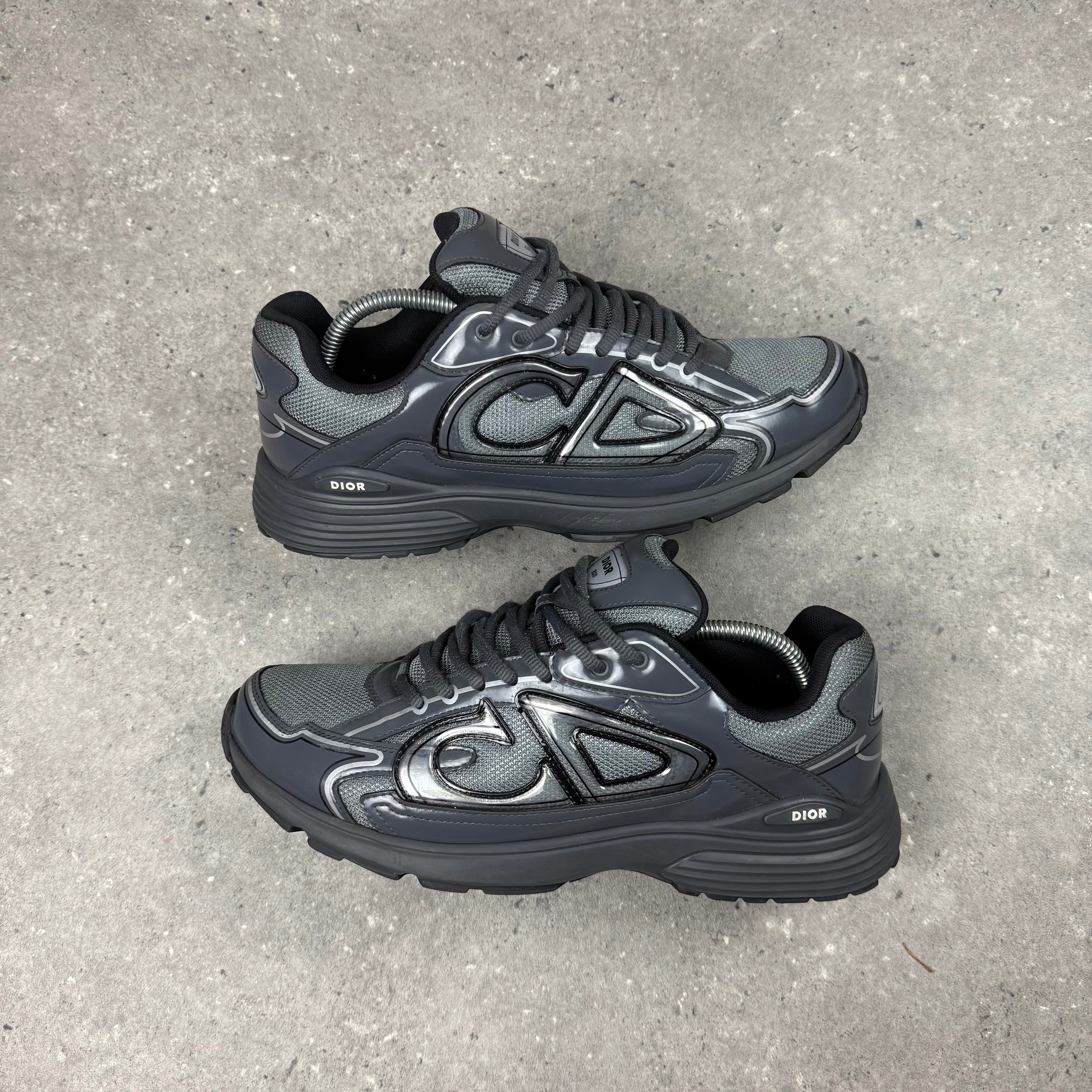 DIOR B30 GREY/CHROME - (EU45 / UK 11)