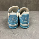 LOUIS VUITTON BLUE TRAINERS - EU41.5 (FITS UK 8.5)