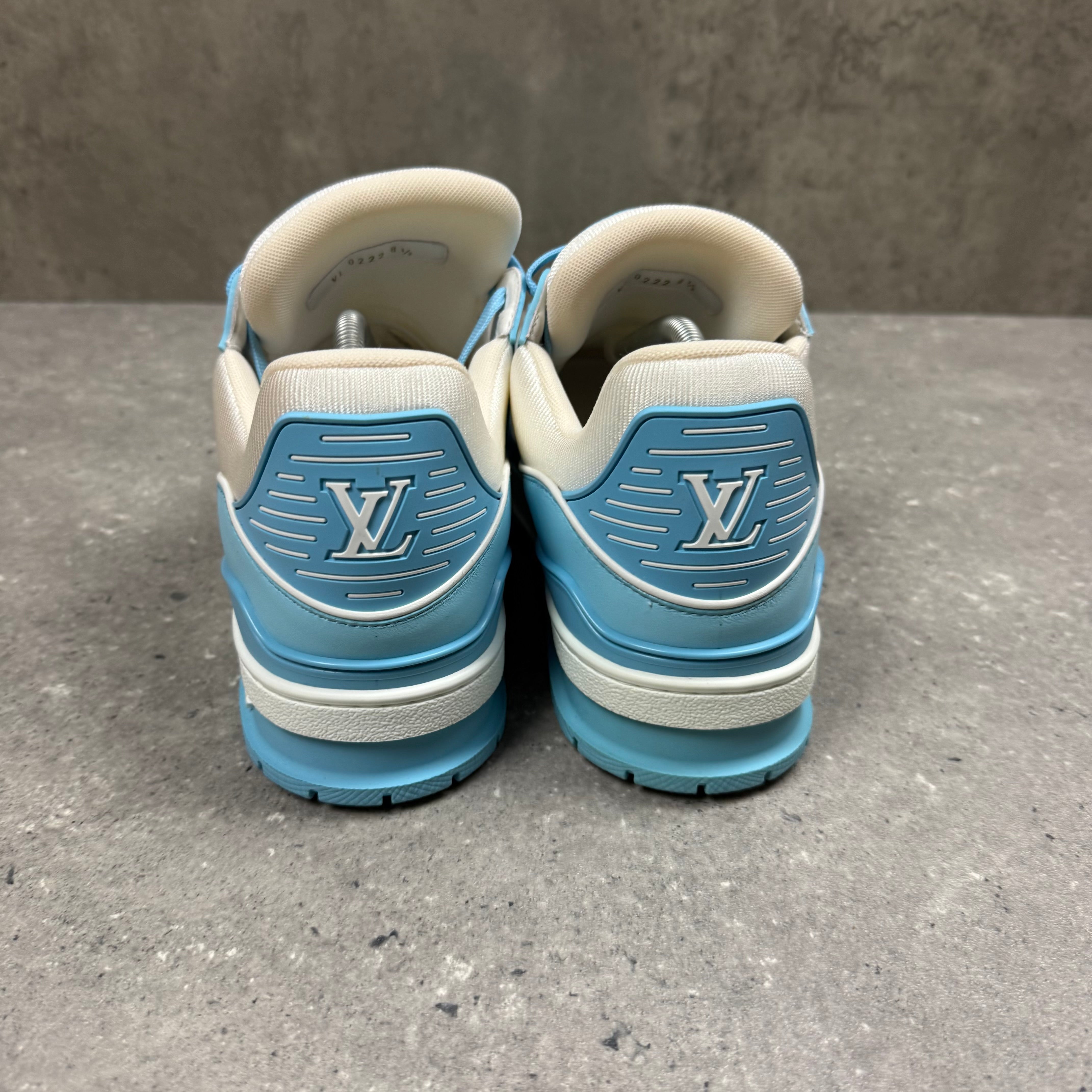 LOUIS VUITTON BLUE TRAINERS - EU41.5 (FITS UK 8.5)