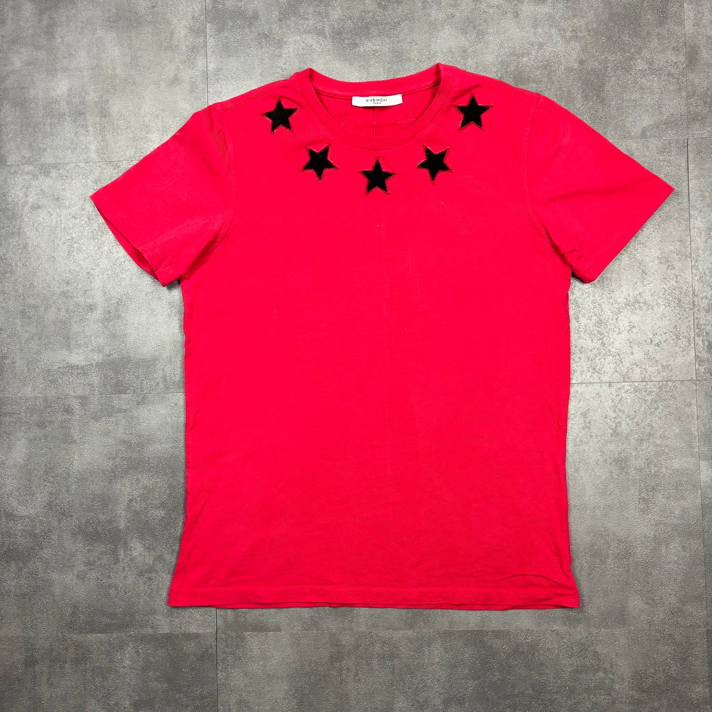 GIVENCHY STAR TEE - RED (FITS S)