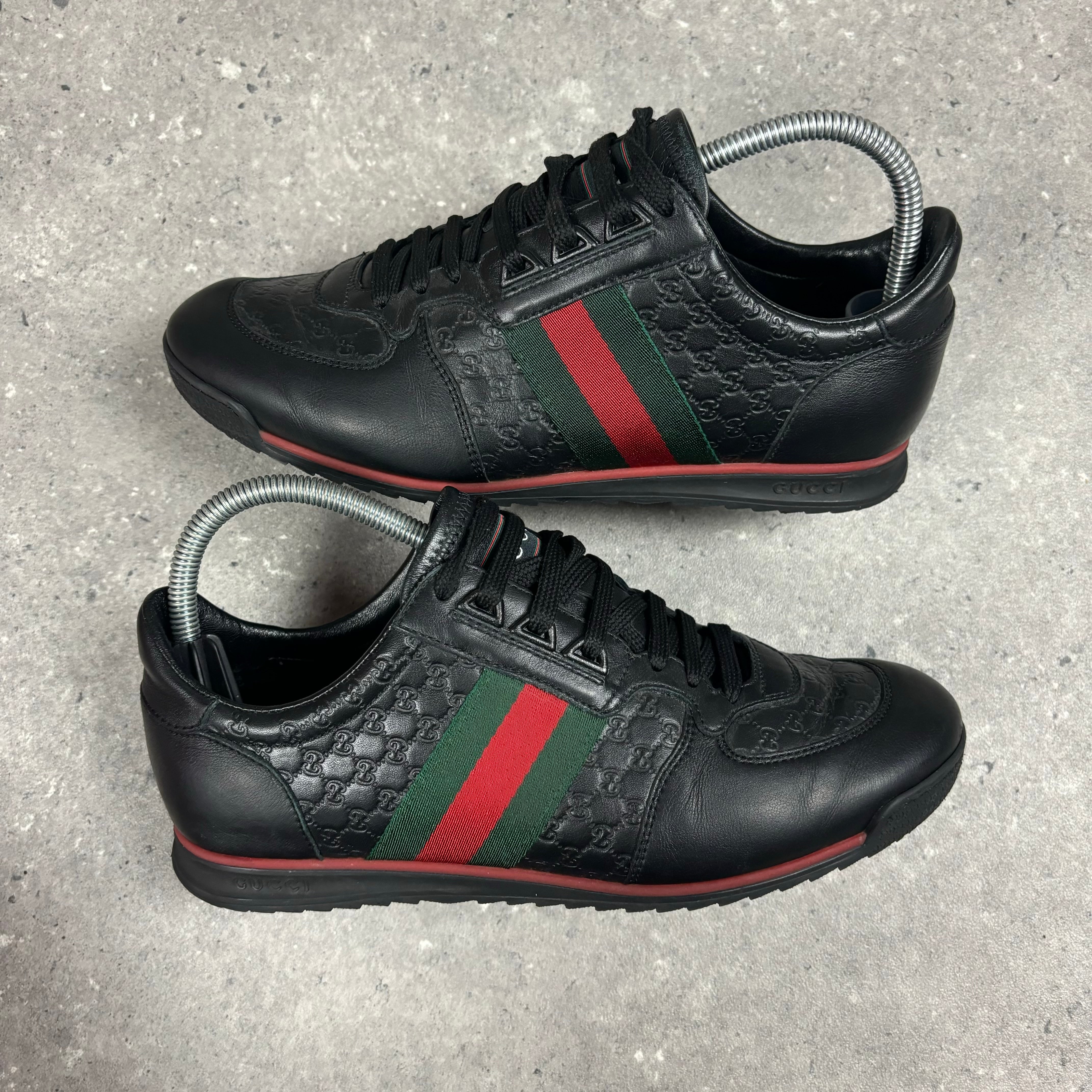 GUCCI TRAINERS BLACK - (EU 40 / UK 6)
