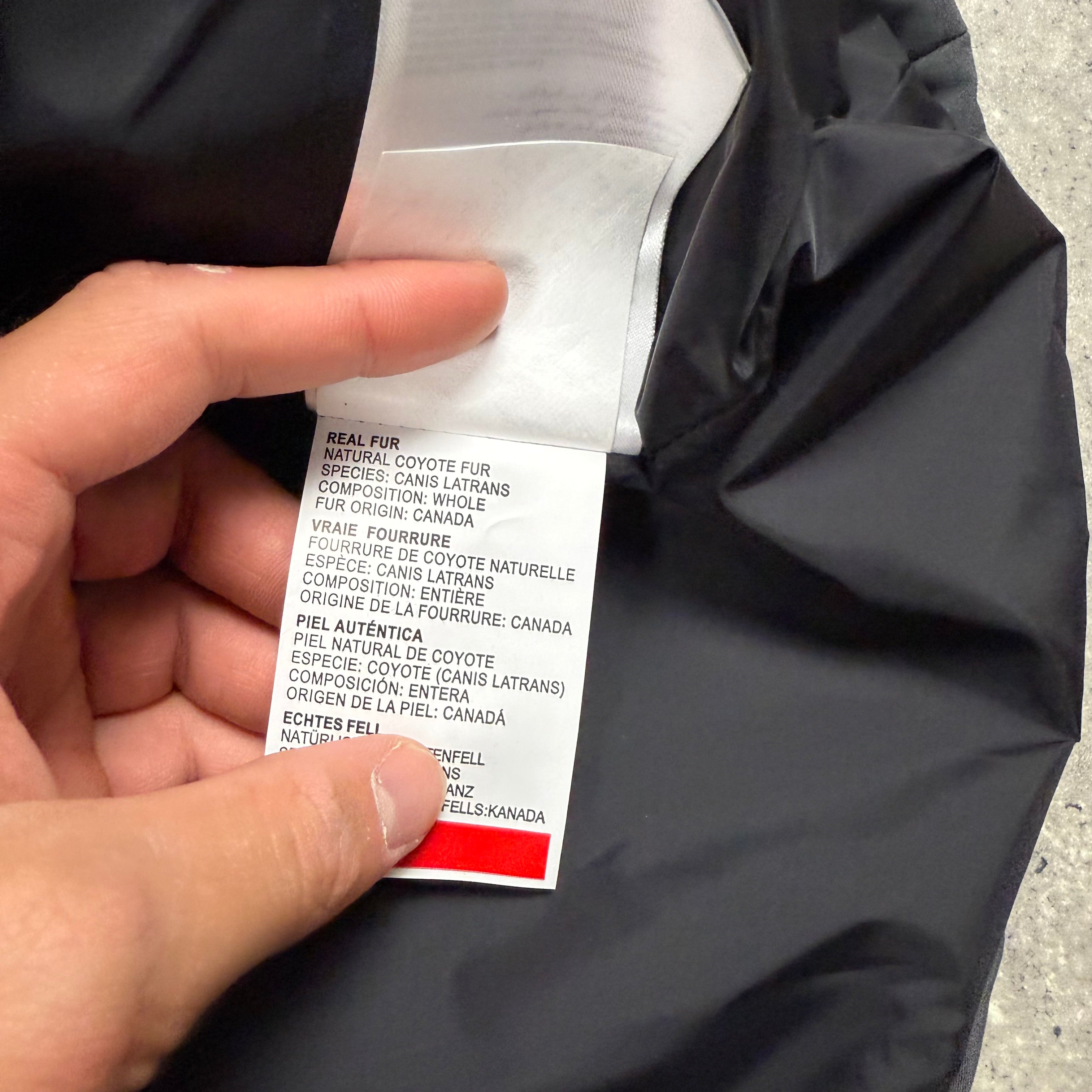 CANADA GOOSE CARSON PARKA GRAPHITE  - (S)