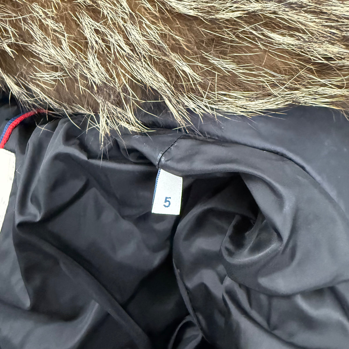 MONCLER MARQUE JACKET NAVY - SIZE 5 (FITS L)