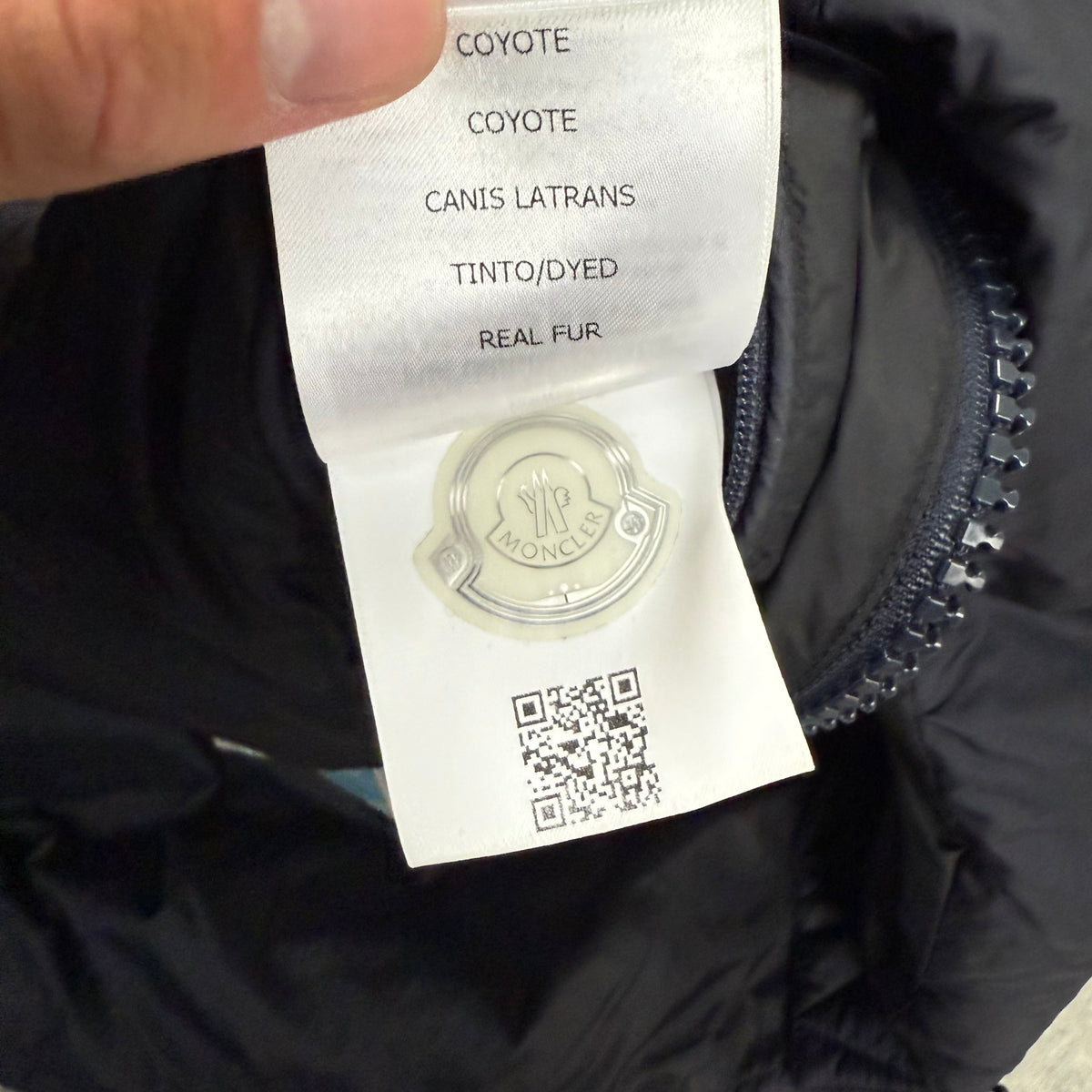 MONCLER MARQUE JACKET NAVY - SIZE 5 (FITS L)