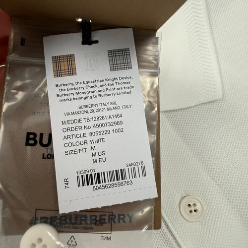 BURBERRY POLO SHIRT - (M)