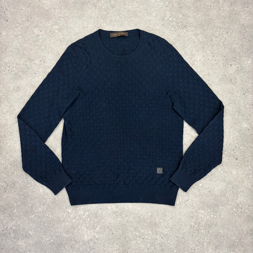 LOUIS VUITTON DAMIER JUMPER NAVY - (M)