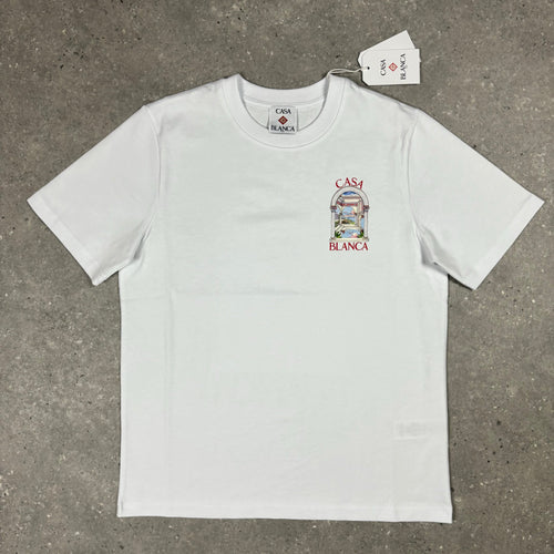 CASABLANCA T-SHIRT - LE PASSAGE - WHITE