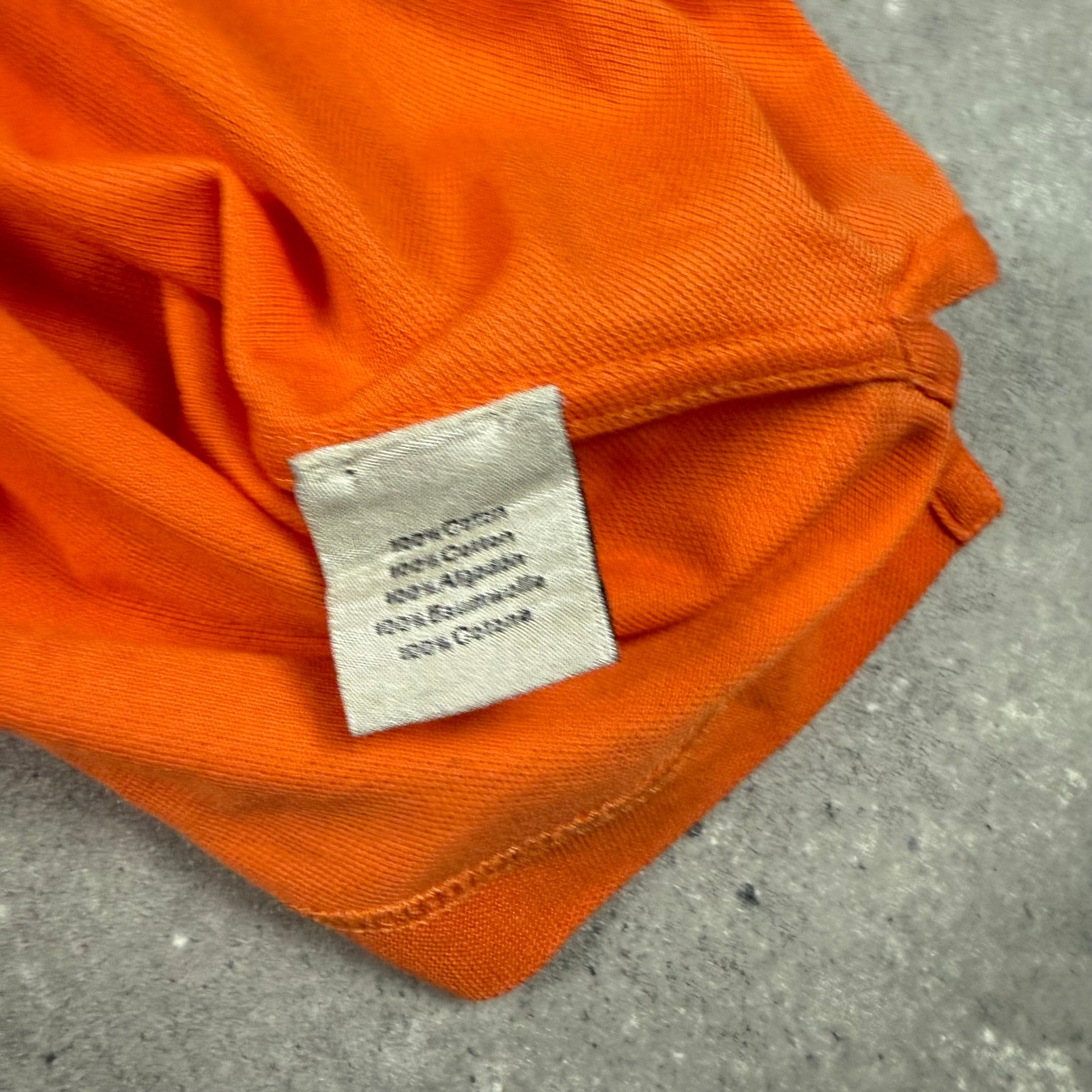 HERMES “H” T-SHIRT ORANGE - (M)