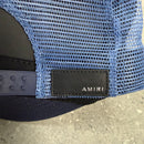 AMIRI MA LOGO TRUCKER CAP - NAVY