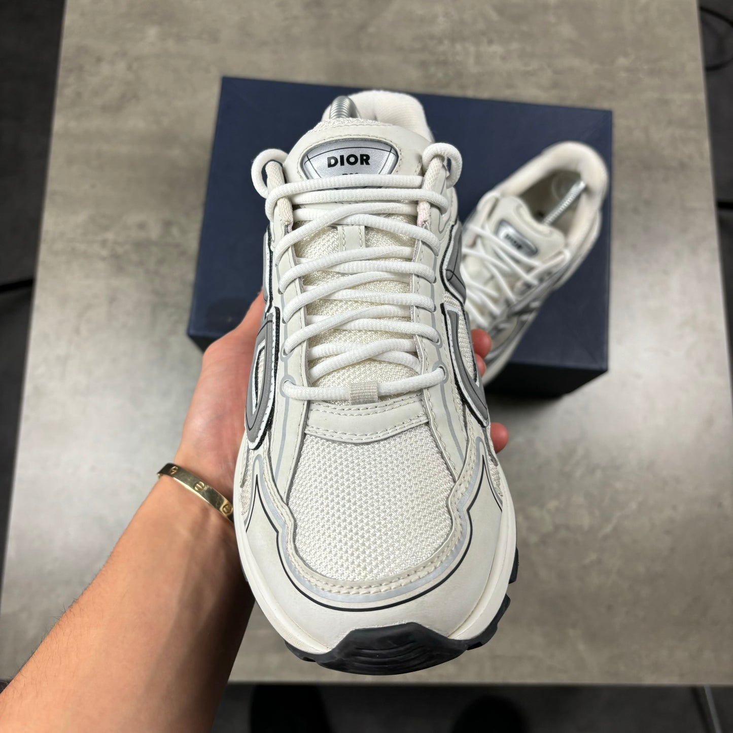 DIOR B30 TRAINERS - WHITE (FITS 7.5)