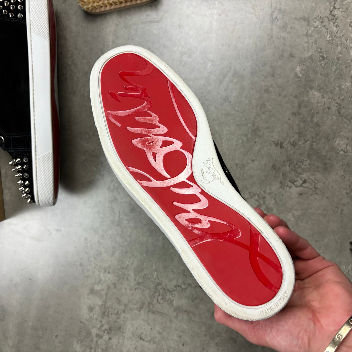 LOUBOUTIN LOW TRAINERS (FITS 9-10)