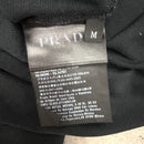 PRADA POLO T-SHIRT BLACK - (M)