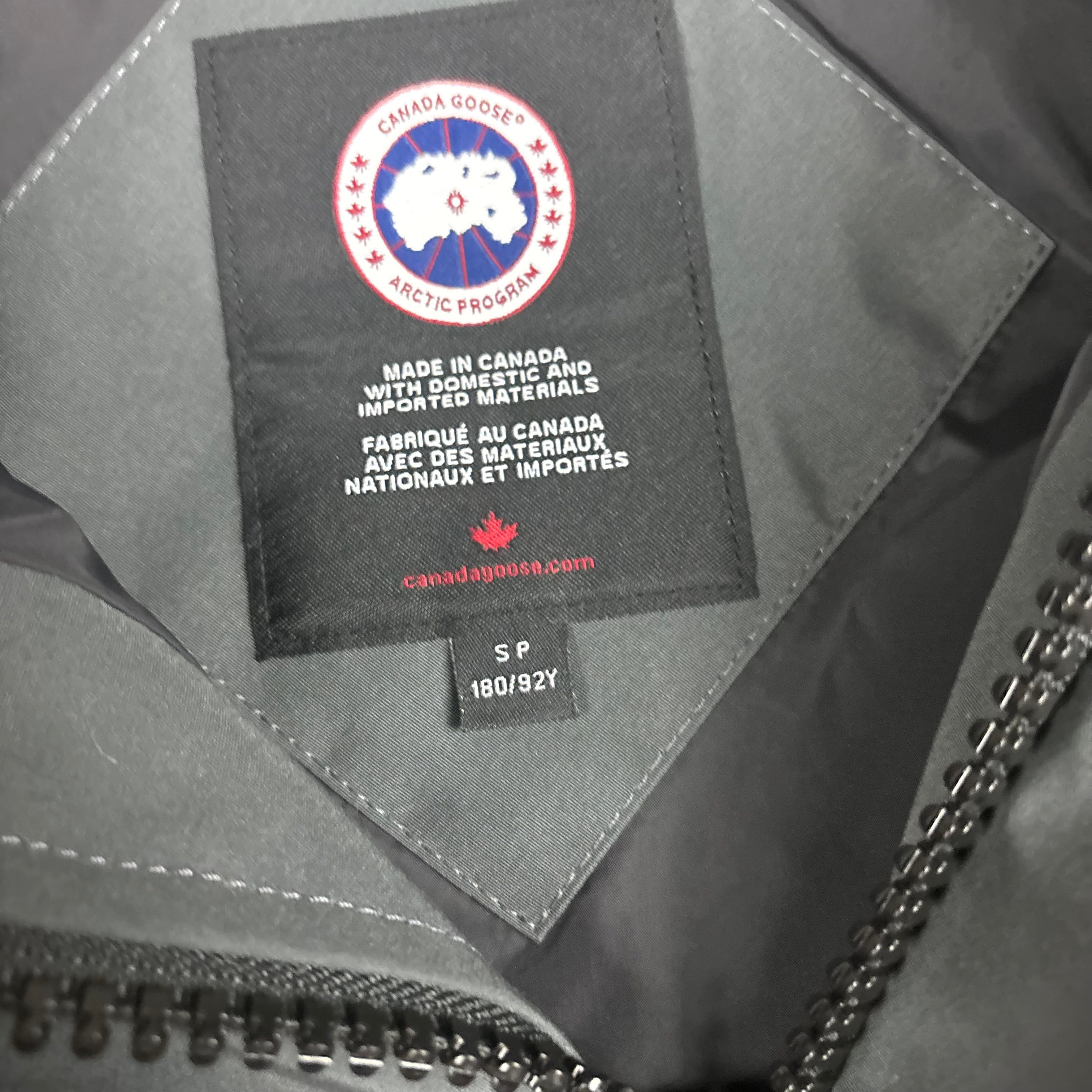 CANADA GOOSE GILET GRAPHITE - (S)