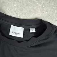 BURBERRY LOGO T-SHIRT BLACK - (M)