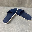 LOUIS VUITTON NAVY SLIDERS - EU42 (FITS UK 9)