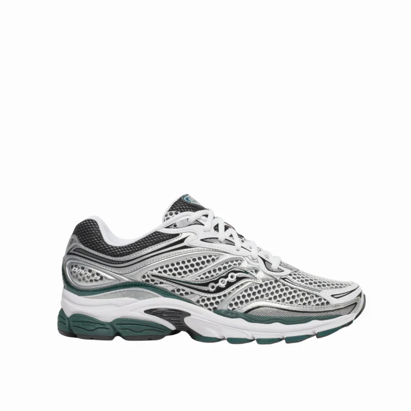SAUCONY OMNI PRO GRID 9 - WHITE / PINE GREEN (NO BOX )