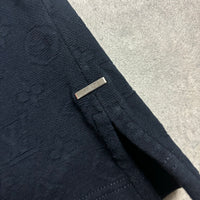 LOUIS VUITTON NAVY MONOGRAM T-SHIRT - (FITS S/M)
