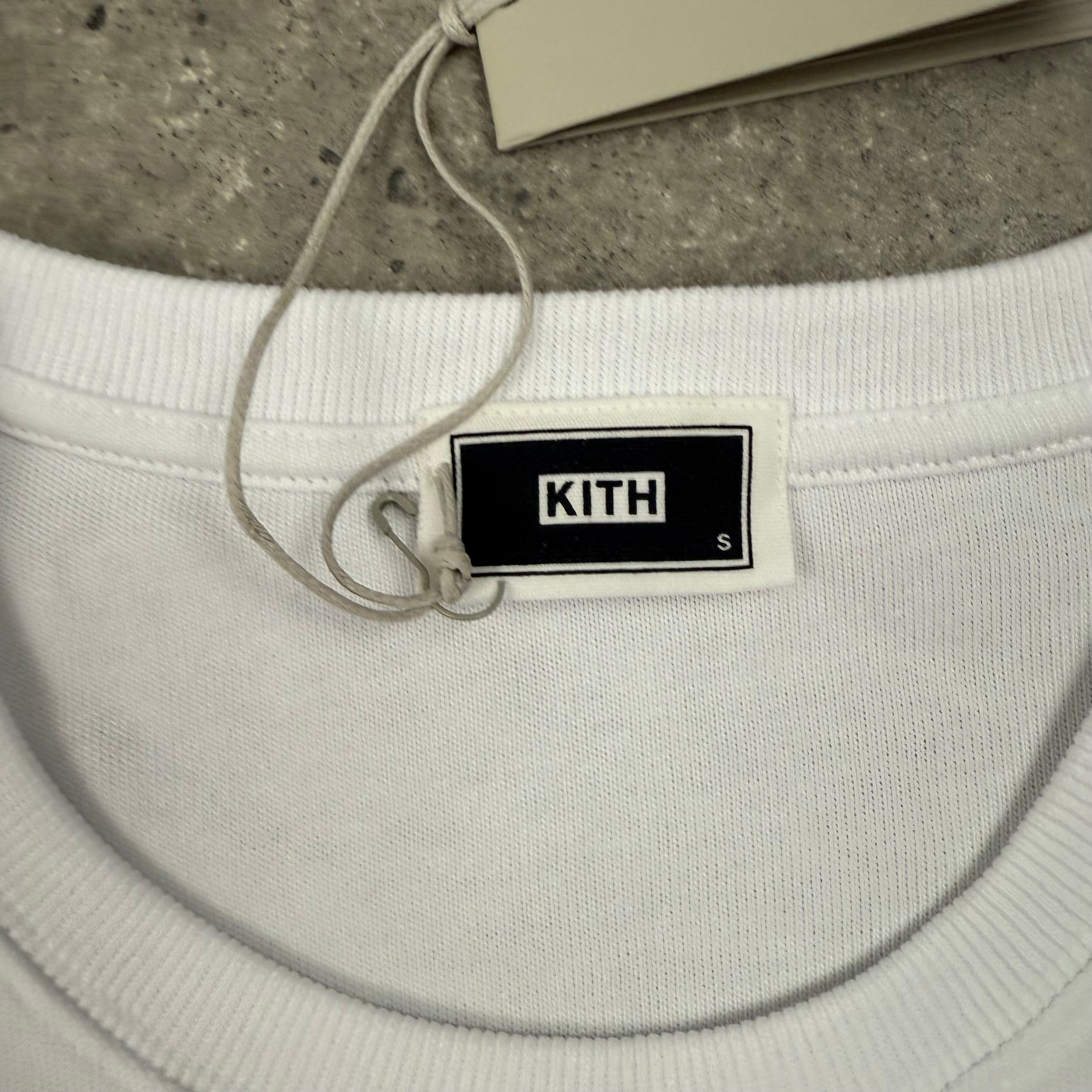 KITH QUINN T-SHIRT - WHITE / BLACK