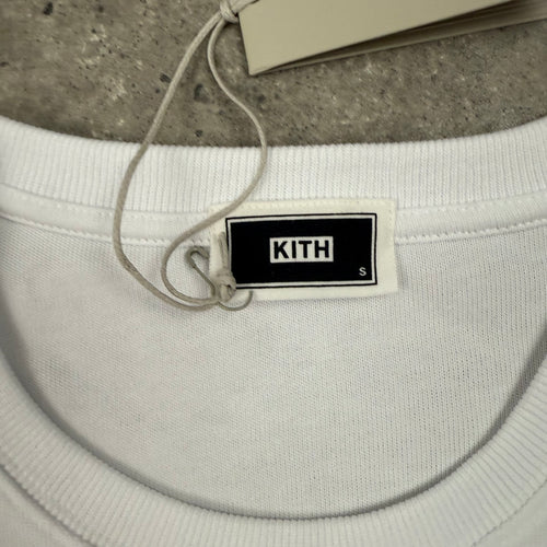 KITH QUINN T-SHIRT - WHITE / BLACK