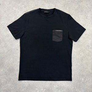 PRADA POLO T-SHIRT BLACK