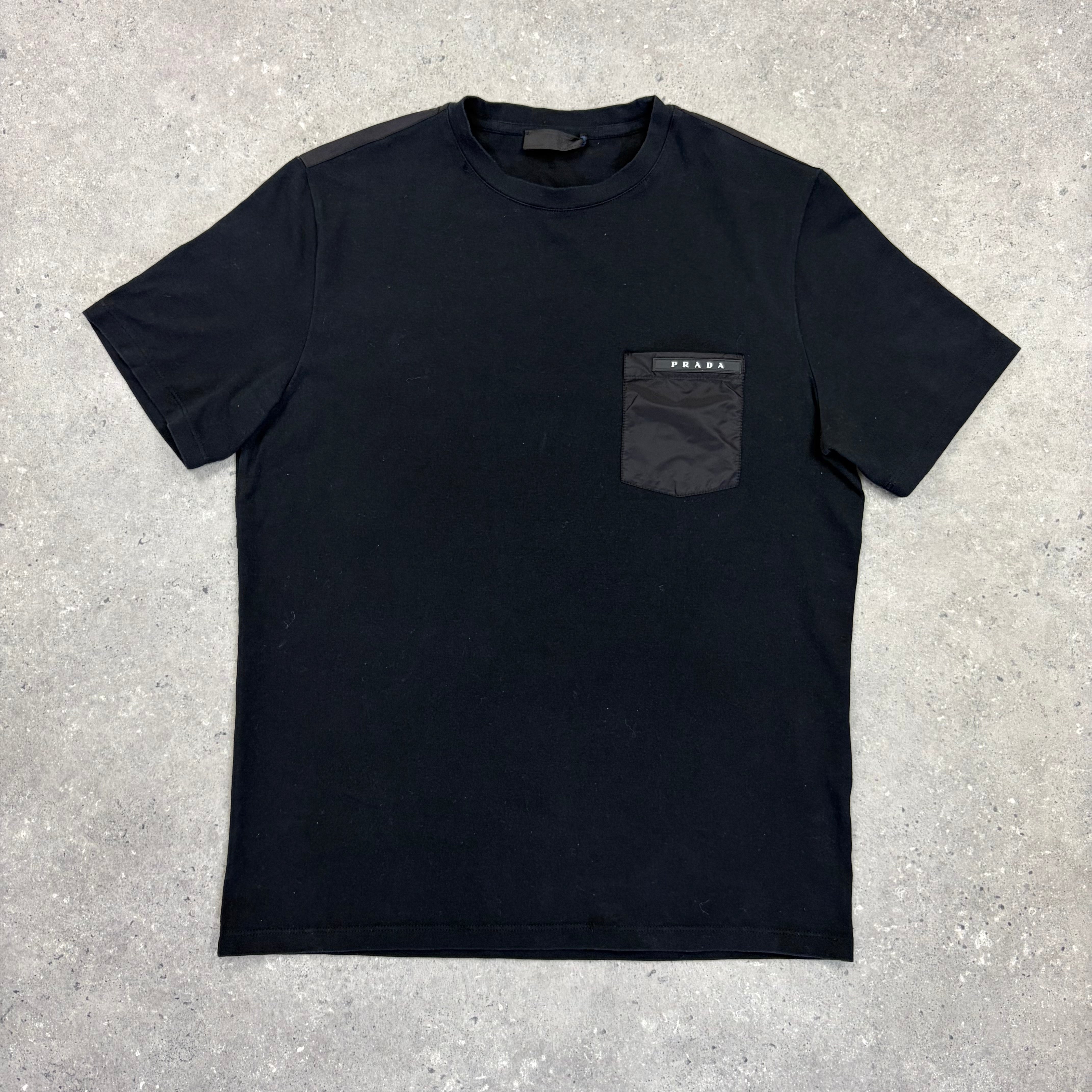 PRADA POLO T-SHIRT BLACK