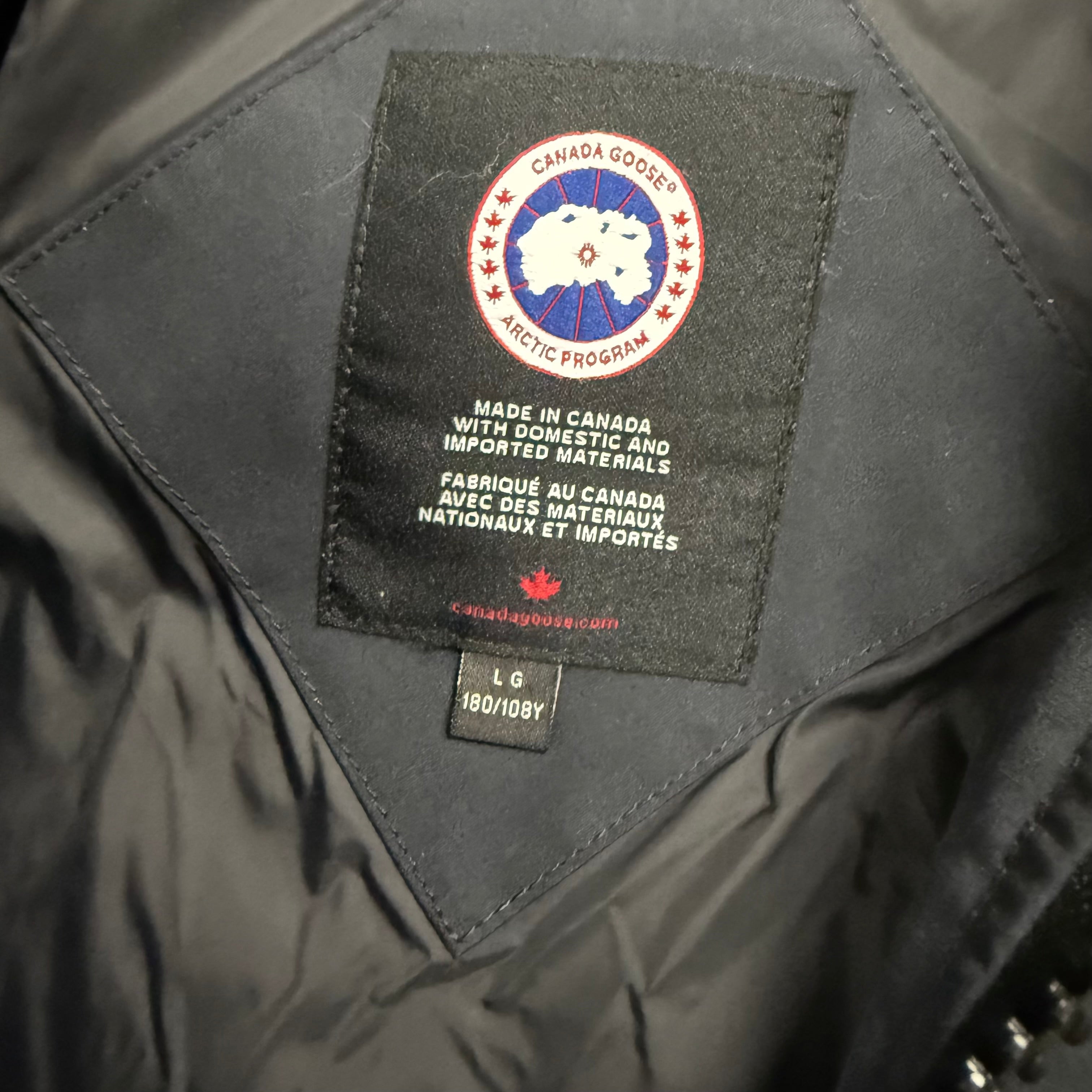 CANADA GOOSE WYNDHAM PARKA MARINE NAVY - (L)