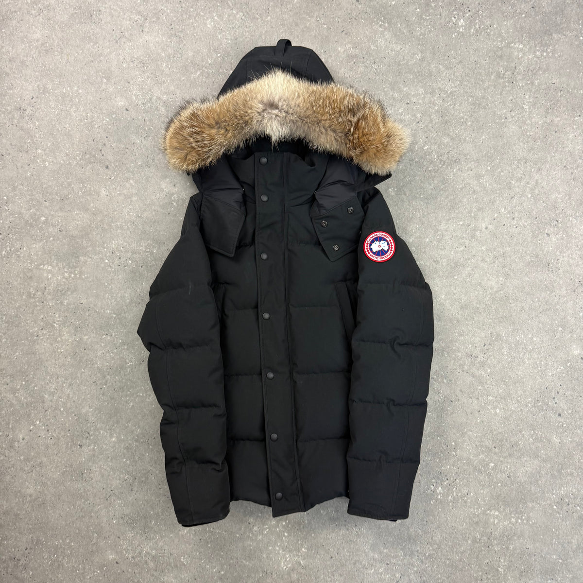 CANADA GOOSE WYNDHAM PARKA BLACK - (S)