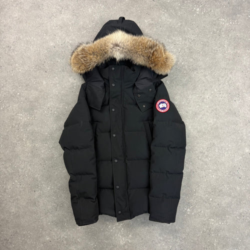 CANADA GOOSE WYNDHAM PARKA BLACK - (S)