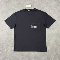 KITH QUINN T-SHIRT - BLACK / WHITE