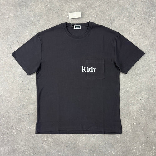 KITH QUINN T-SHIRT - BLACK / WHITE
