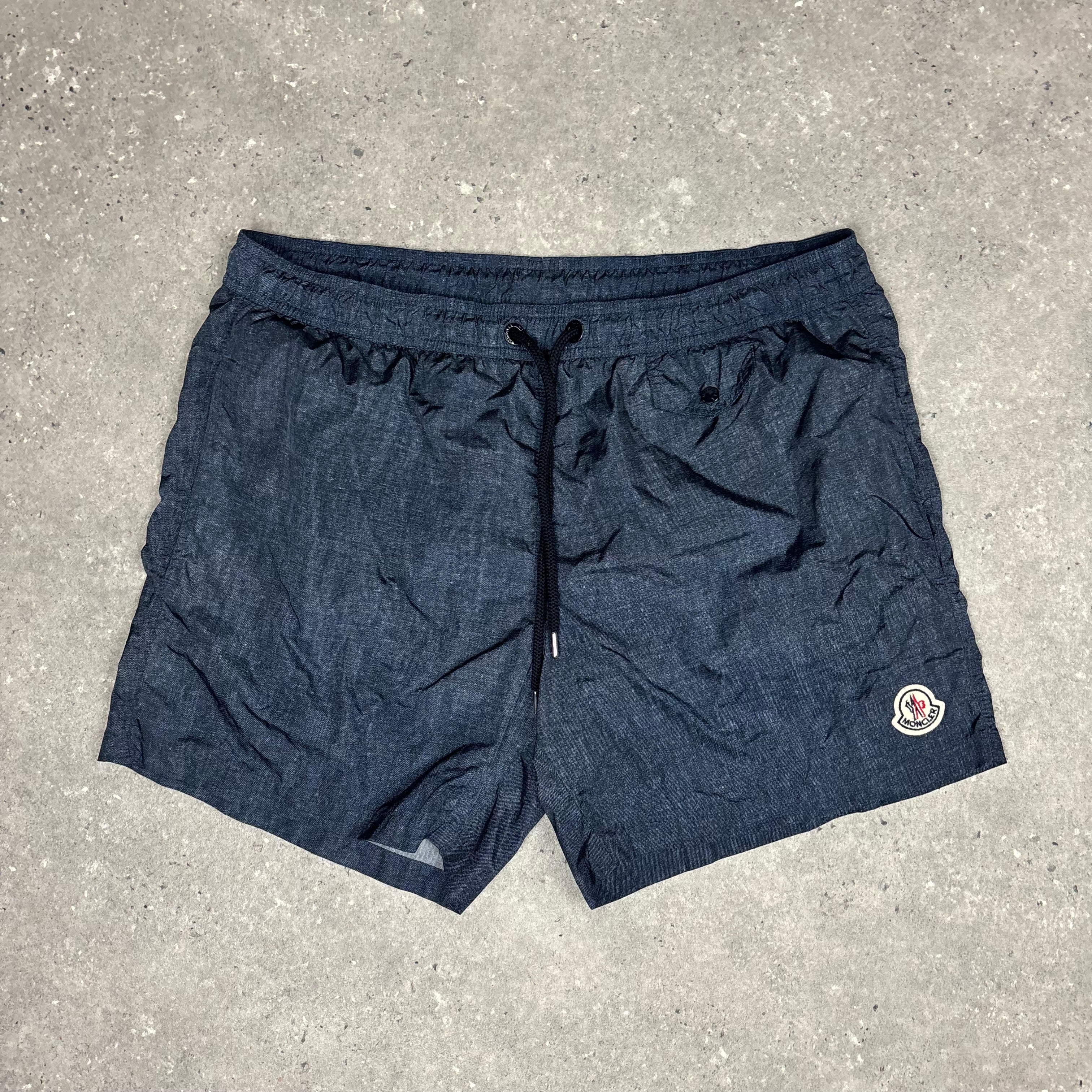 MONCLER GRAPHITE SWIM SHORTS - (XL)