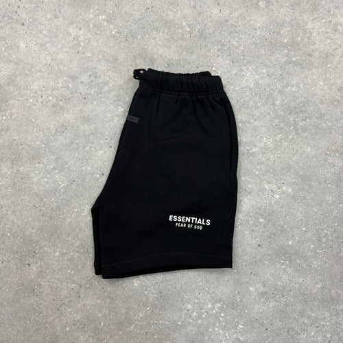 ESSENTIALS SS25 SHORTS - JET BLACK