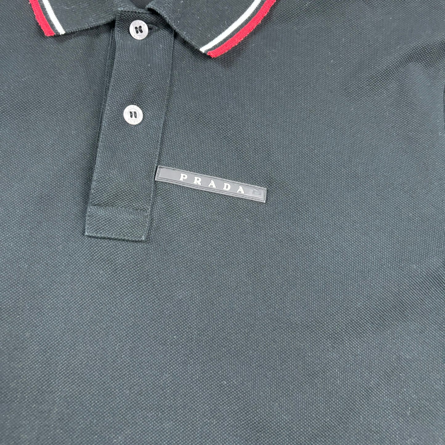 PRADA POLO TOP BLACK (FITS M)