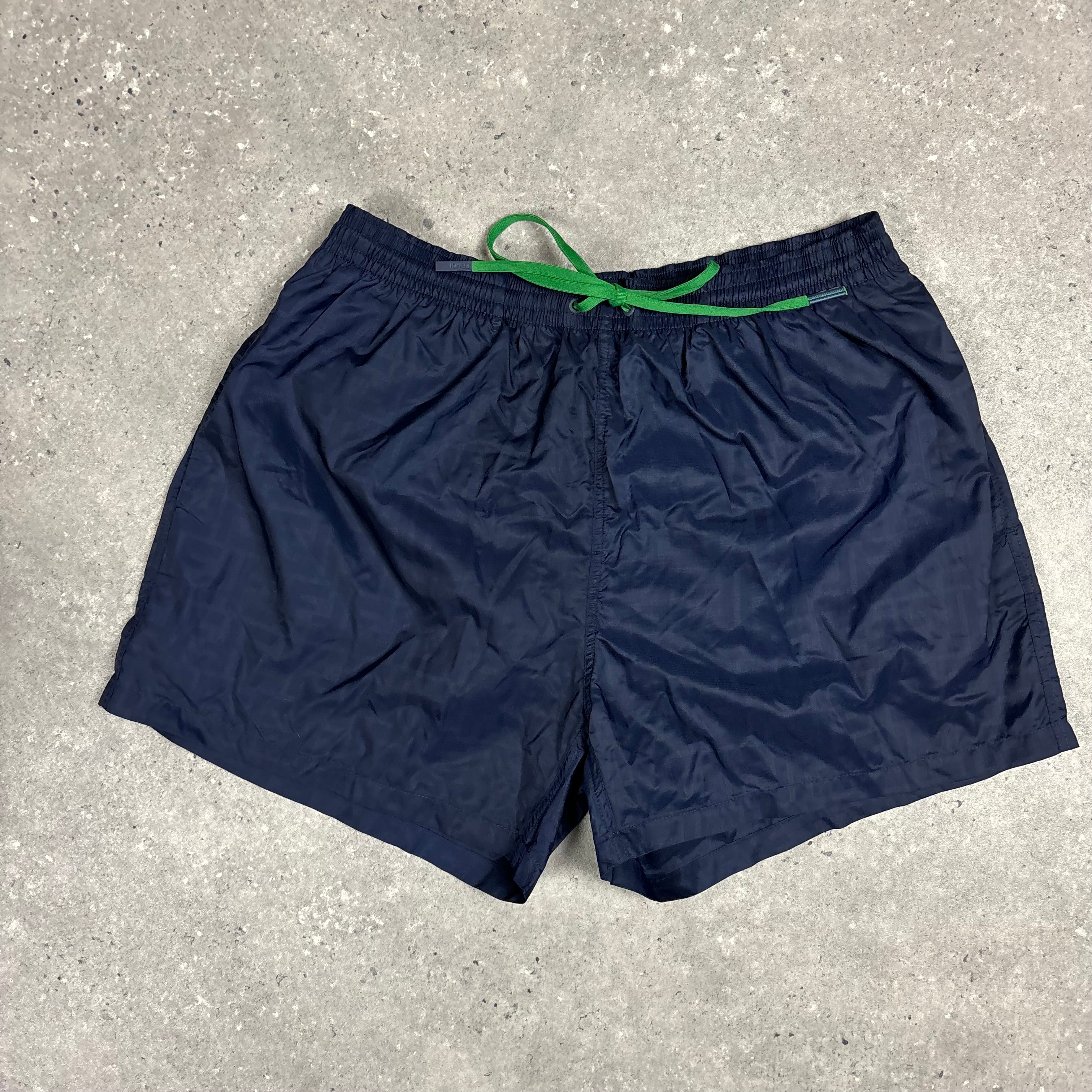 FENDI WATER REACTIVE SWIM SHORTS - (FITS M)