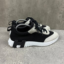 HERMES BOUNCING BLACK/CREAM - (EU42 / UK8)