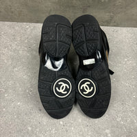 CHANEL RUNNERS BLACK / GOLD -  (EU44 / UK10)