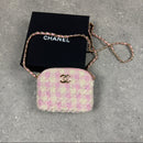 CHANEL TWEED MINI BAG PINK