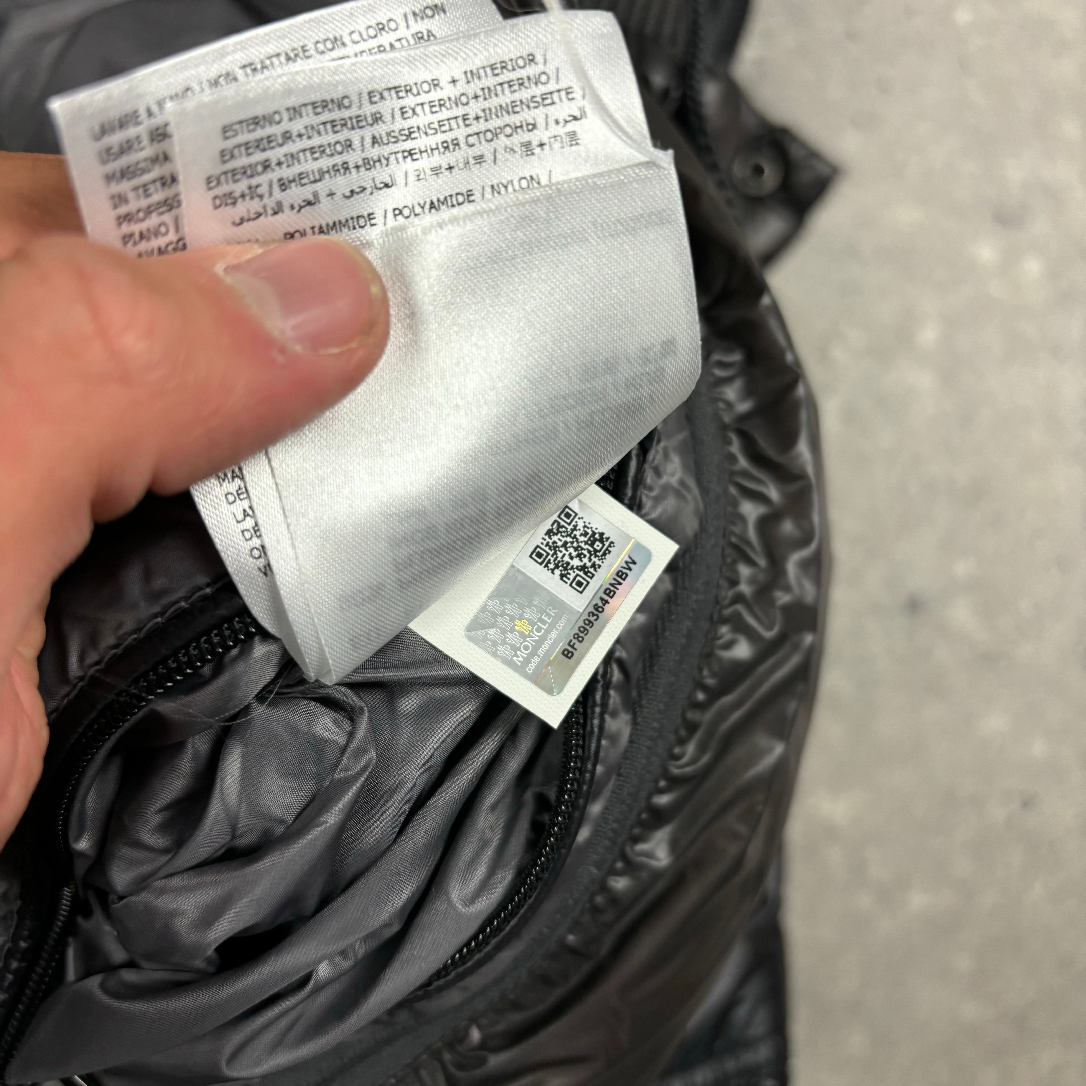 MONCLER ZIN GIUBBOTTO BLACK - 2 (S)