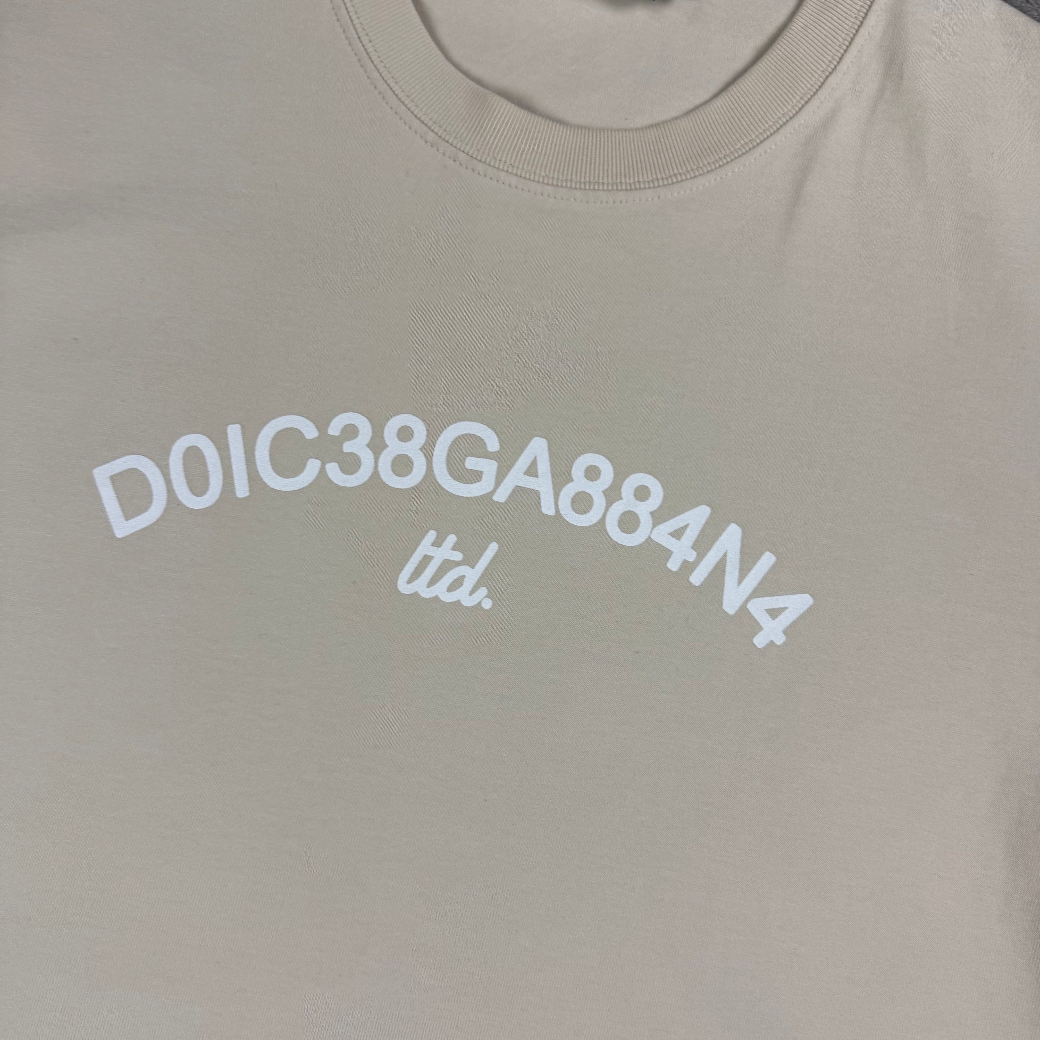 DOLCE & GABBANA BEIGE T-SHIRT - (M)