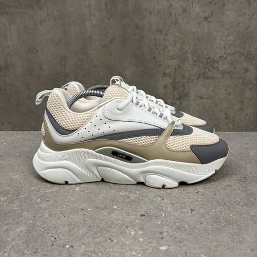 DIOR B22 WHITE/BEIGE - (EU43 / UK9)