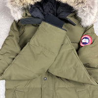 CANADA GOOSE CARSON PARKA MILITARY GREEN  - (S)
